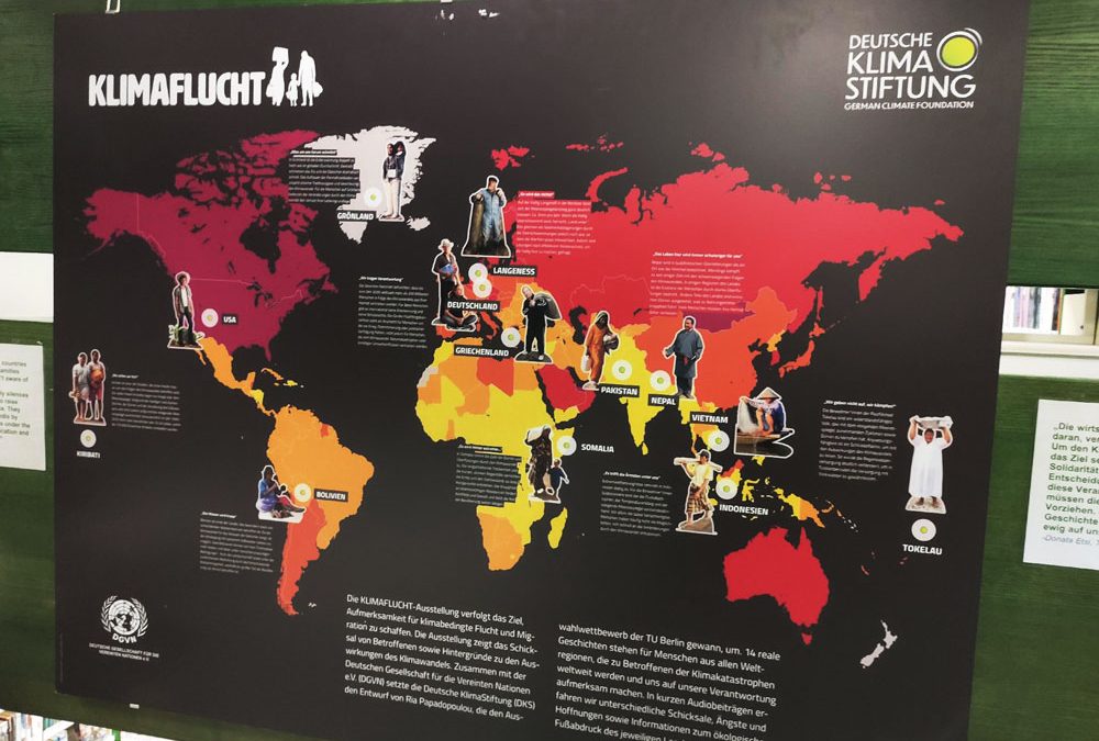 Presseschau zur Klimaflucht-Ausstellung und die begleitenden Veranstaltungen